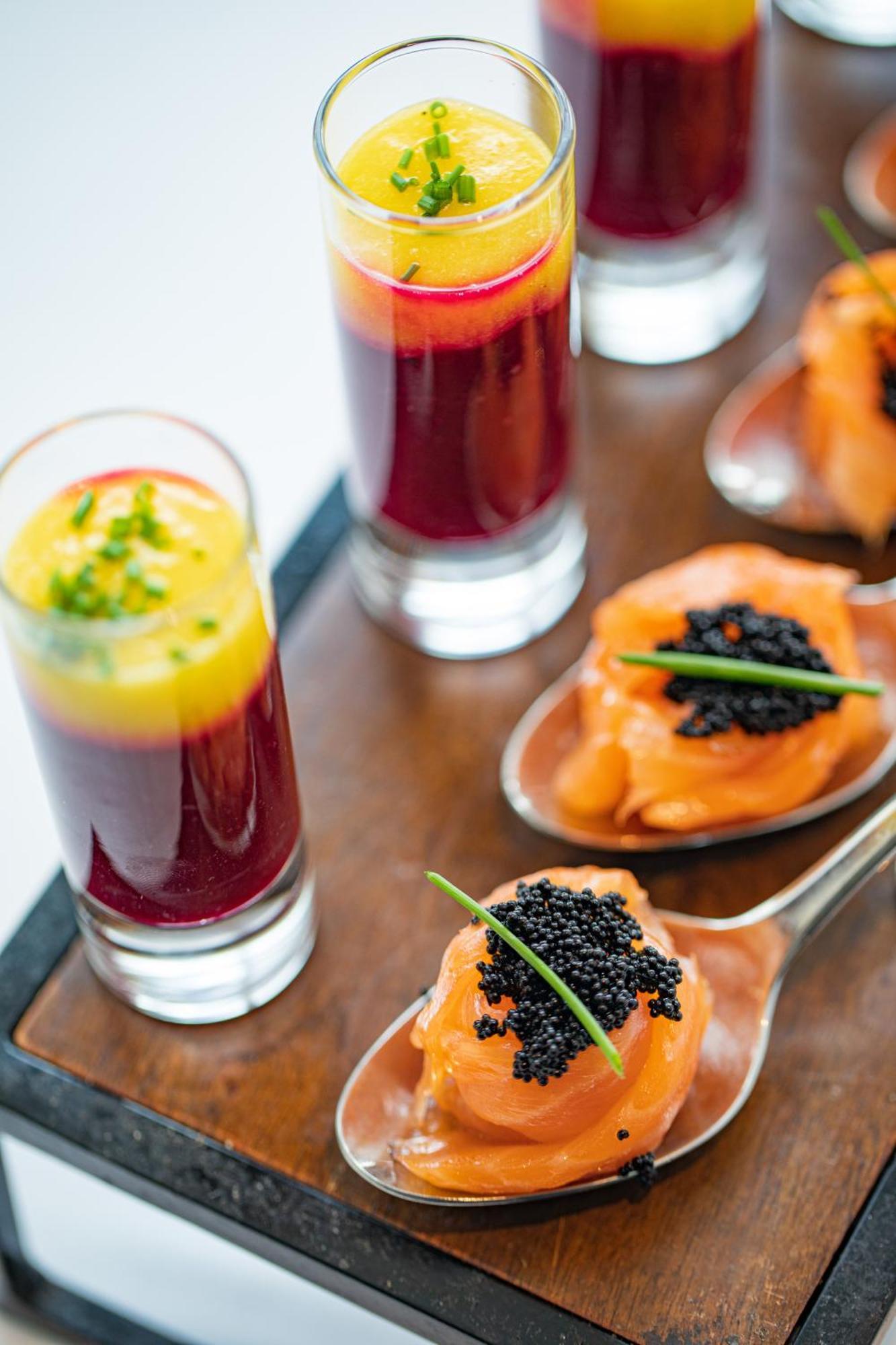 Grand Mogador City Center Casablanca Kültér fotó Caviar and other hors d'oeuvres